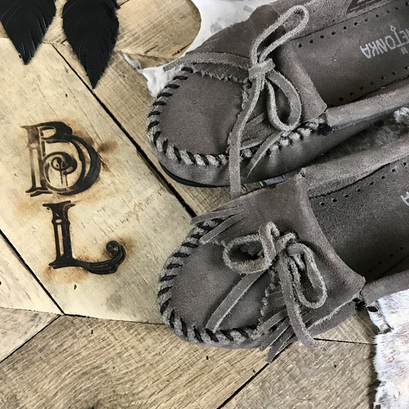 Brand New Minnetonka Moccs [Grey] - Picture 3 of 4